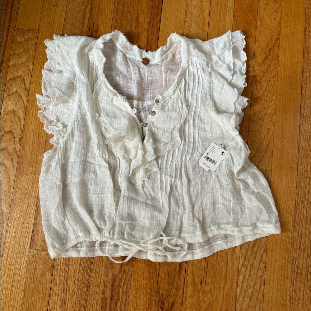 Free people blouse, soft and sweet.